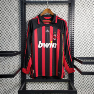 Ac Milan 06-07 Long Sleeve Jersey Home Retro