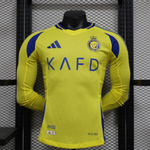 Al Nassr 2024-2025 Home Kit Long Sleeve