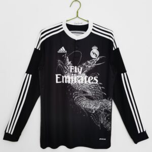 Real Madrid 2014-2015 Camiseta retro de manga larga de la tercera equipación