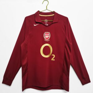 Arsenal 2005-2006 Long Sleeve Home Kit