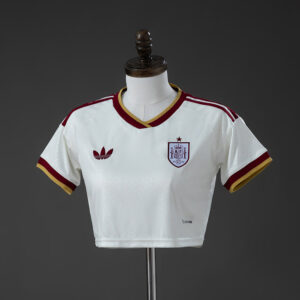 Spain WC 26 Away Women's Sleeveless Crop Jersey
