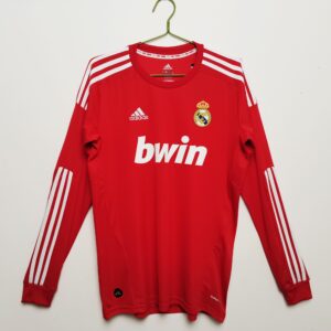 Real Madrid 2011-2012 Camiseta de visitante de manga larga retro