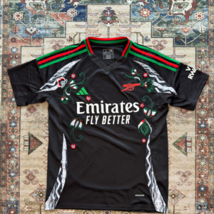 Arsenal Embroidered  Black Jersey 2024/2025