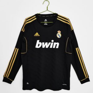 Real Madrid 2012-2013 Camiseta de visitante de manga larga estilo retro