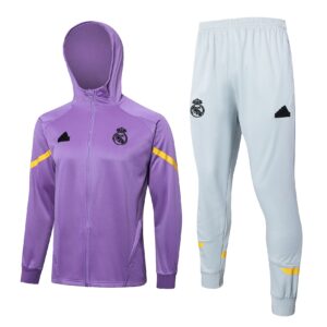 Real Madrid wit en paars trainingspak