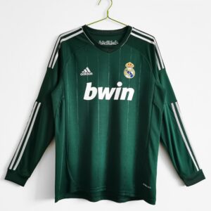 Real Madrid 2012-2013 Camiseta retro de manga larga de la tercera equipación