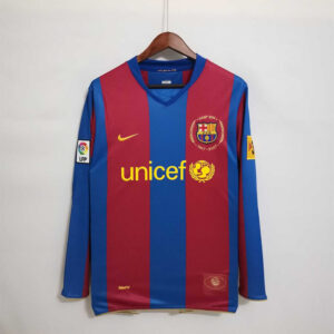 Barcelona 07-08 Long Sleeve Home Kit