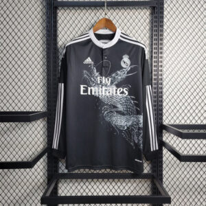 Camiseta retro de manga larga de la tercera equipación visitante del Real Madrid 2014-15