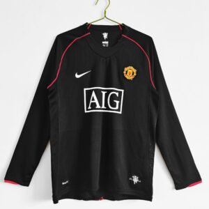 Manchester United 2007-2008 Away Kit Long Sleeve