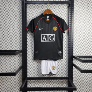 Manchester United 07/08 Black Jersey Kids