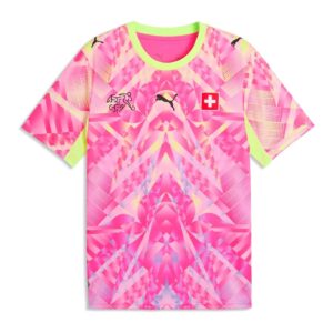 Switzerland " Pink " Wolrd cup Away Jersey